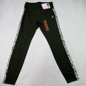 Juicy Couture Sport Leggings Womens Medium Green Wildcat Compressive Fit NWT